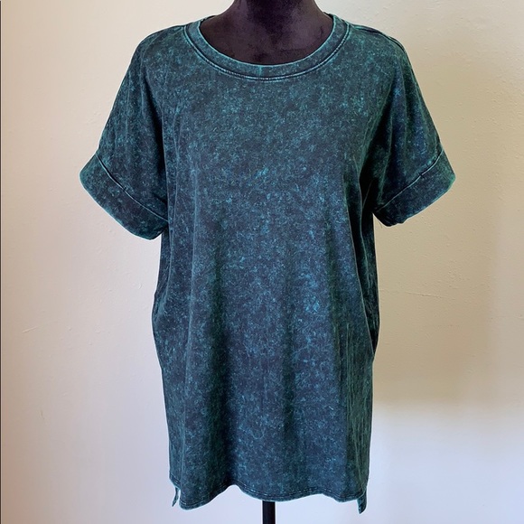 Zenana Outfitters Tops - Zenana Mineral Washed Oversized Tee